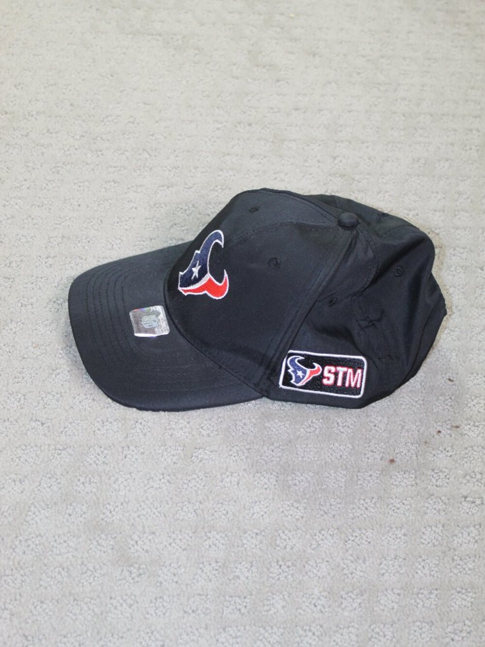 Houston Texans TX NFL Hat Foil Logo Blue Hook Loop Cap Texas